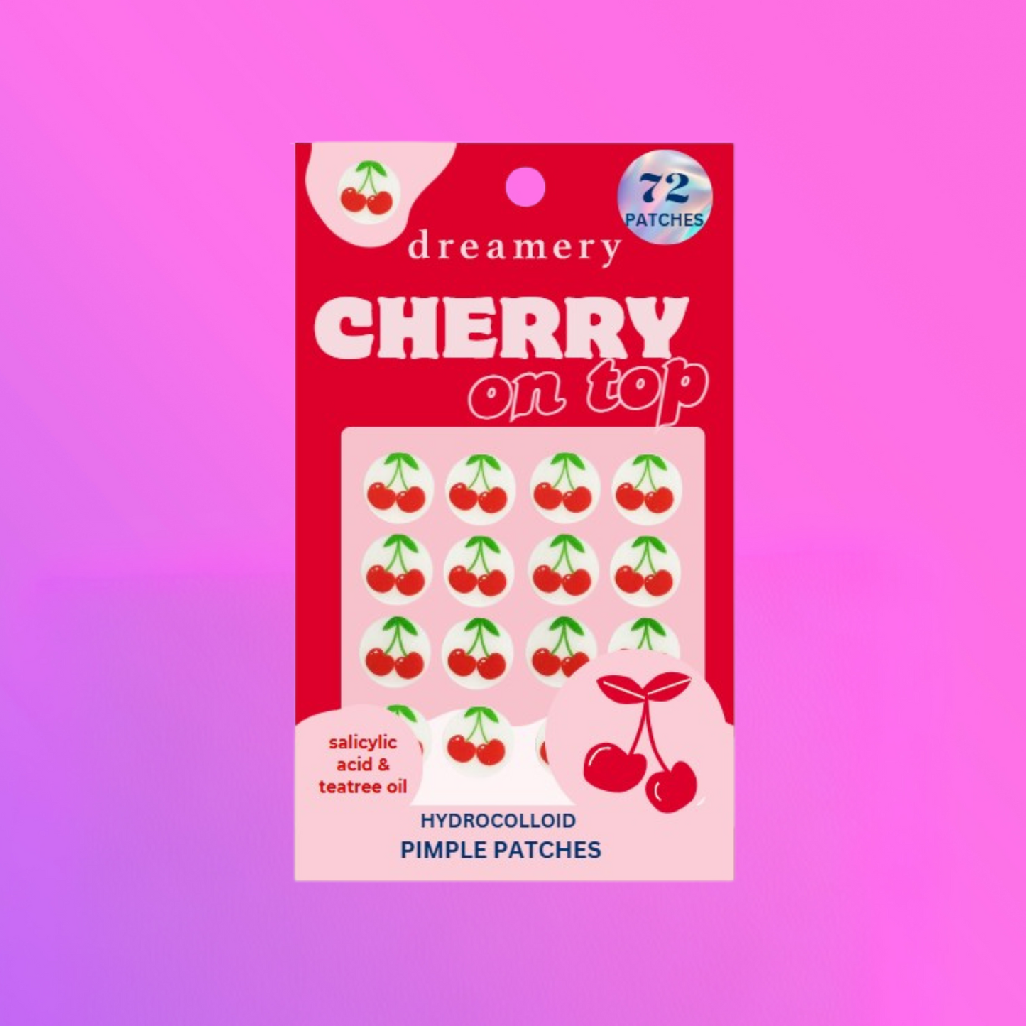 Cherry On Top Pimple Patches
