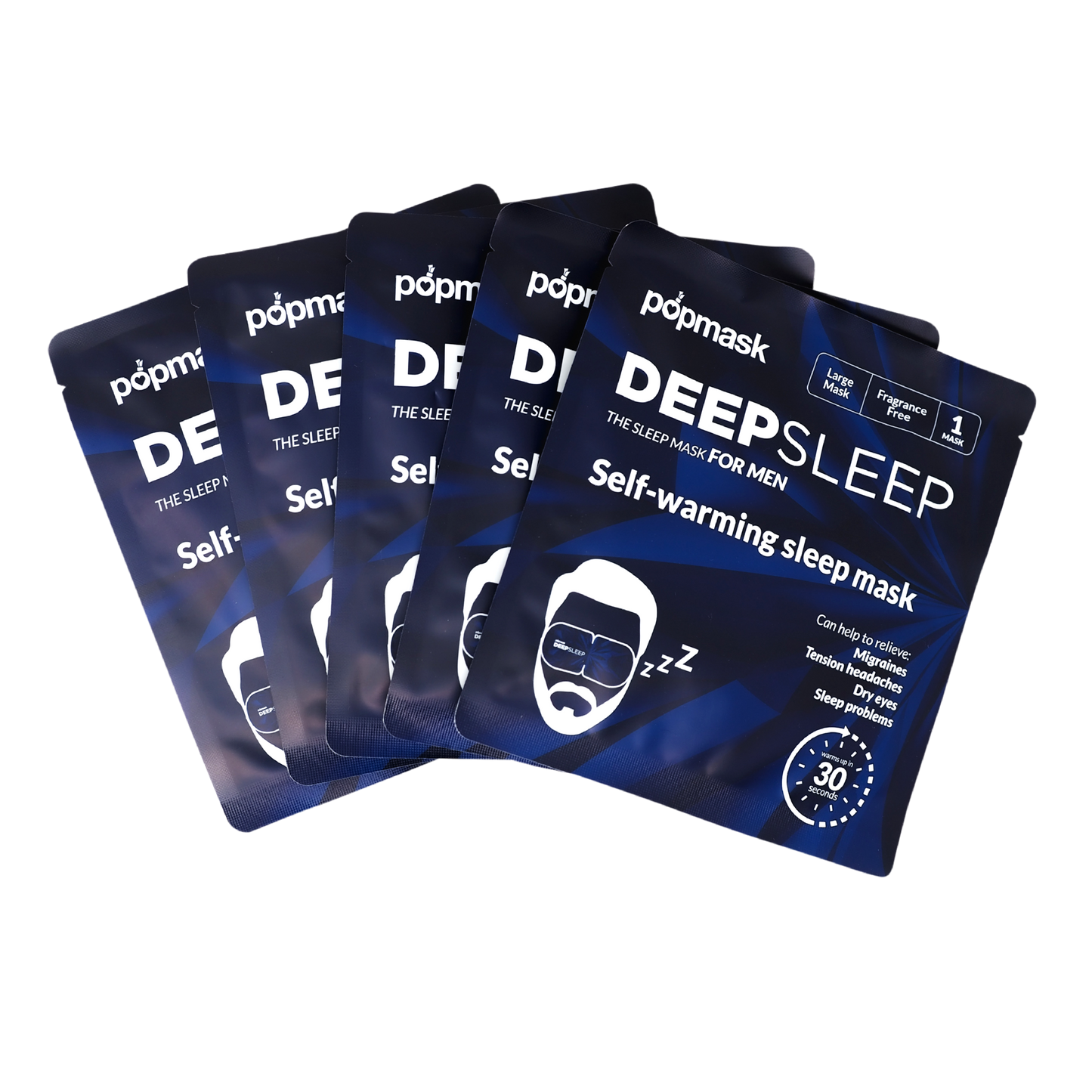 Deep Sleep Self-Heating Eye Masks for Men