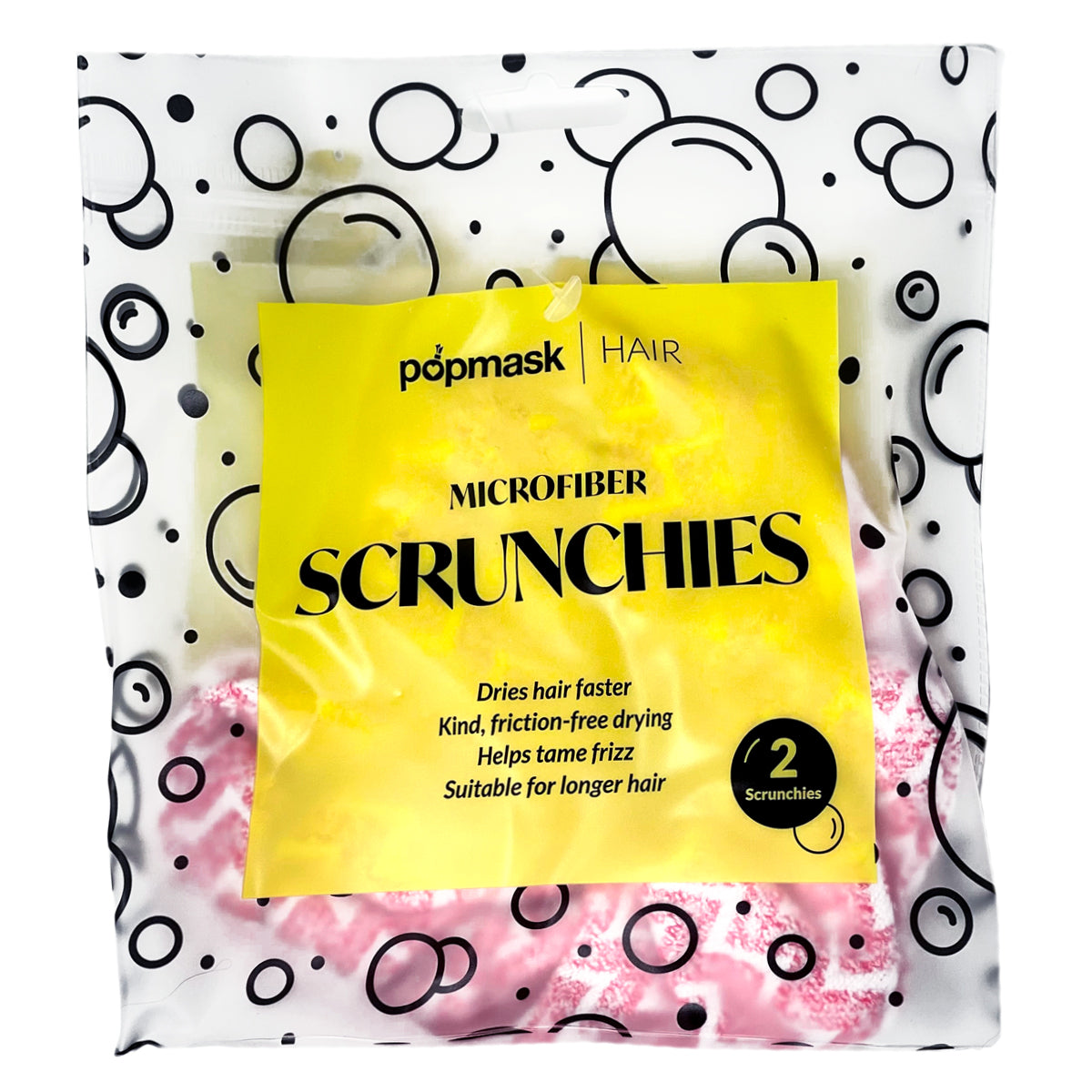 Fast Hair Drying Microfiber Scrunchies