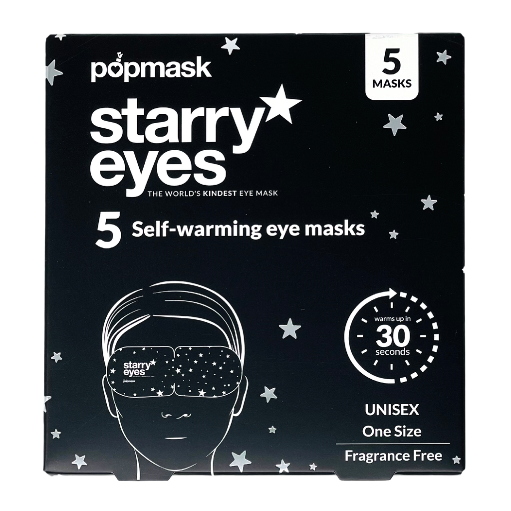 Starry Eyes Fragrance-free Self-warming Sleep Masks (5 Pack)