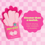 Fry'day Vibes Exfoliating Bath Mitts