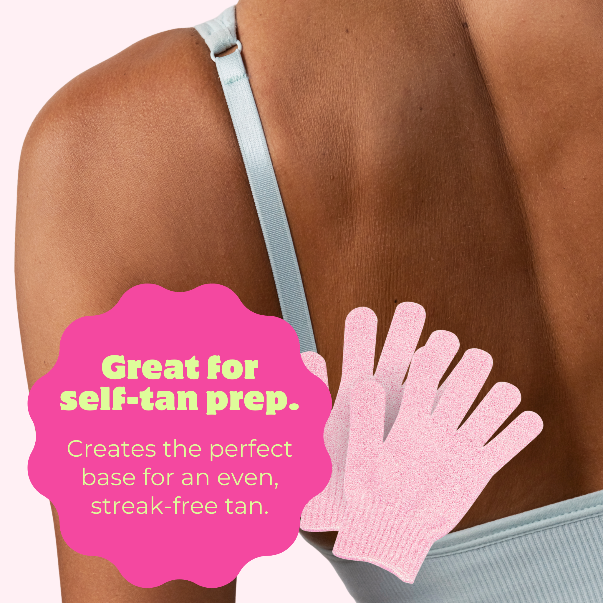 Fry'day Vibes Exfoliating Bath Mitts