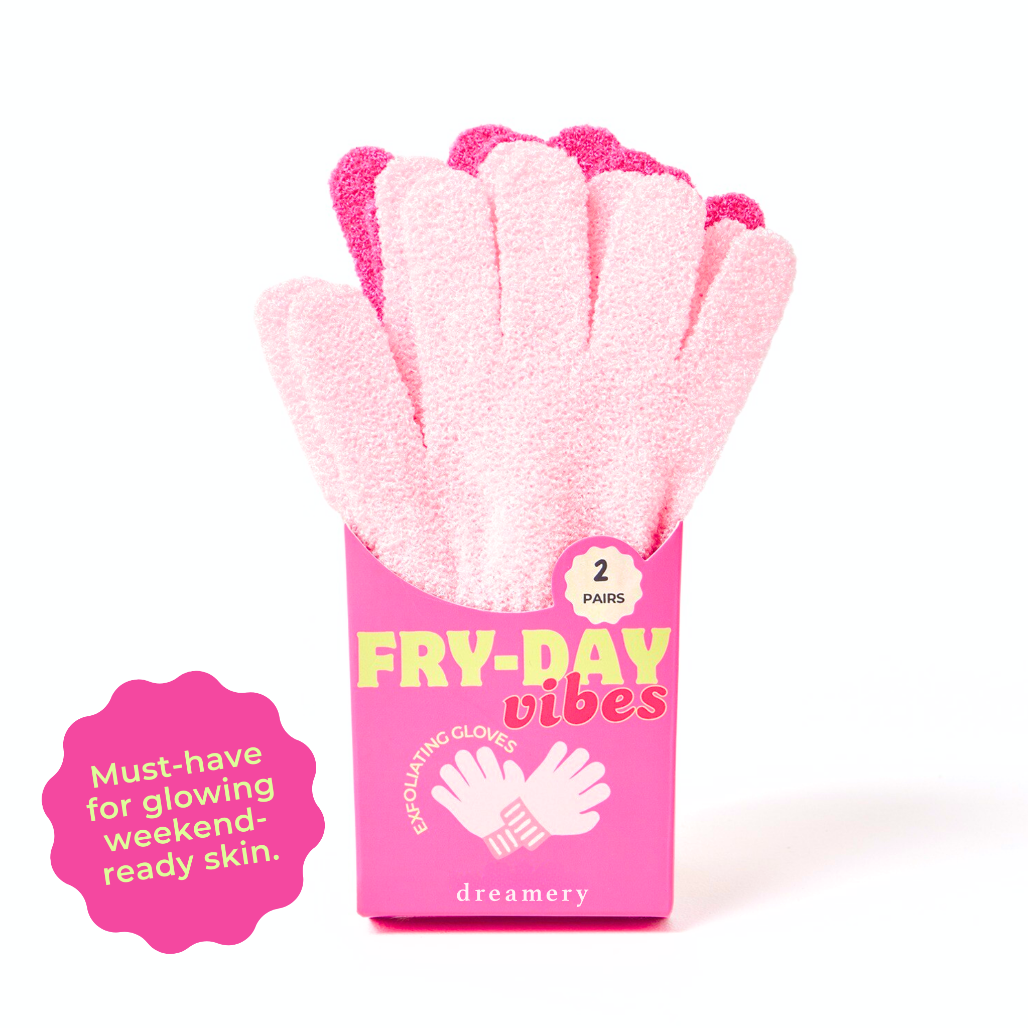 Fry'day Vibes Exfoliating Bath Mitts
