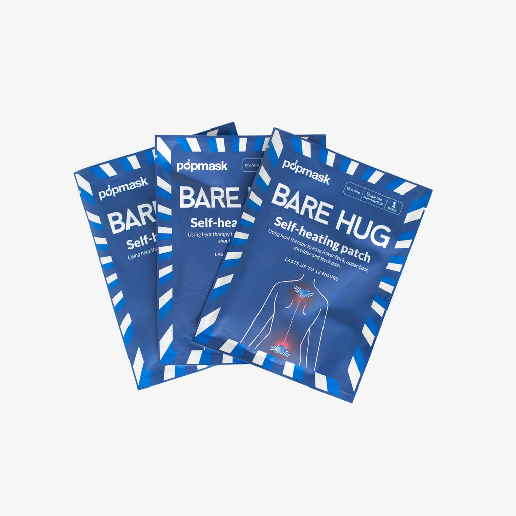 Bare Hug Self-Heating Patches for Muscle Relief