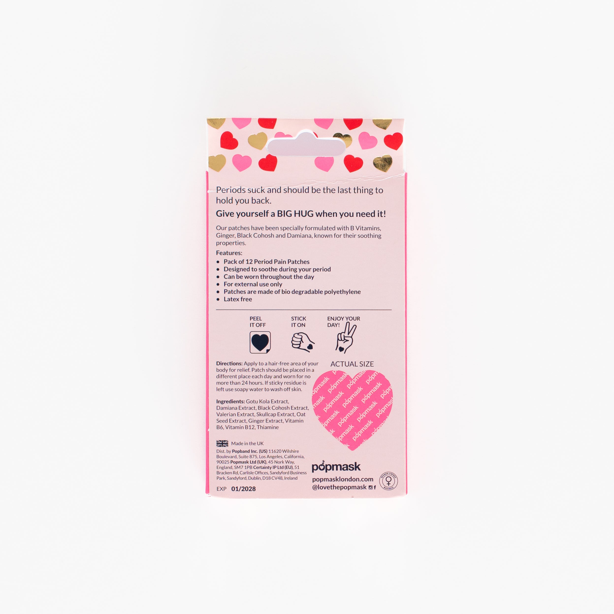Big Hug Period Support Vitamin Patches
