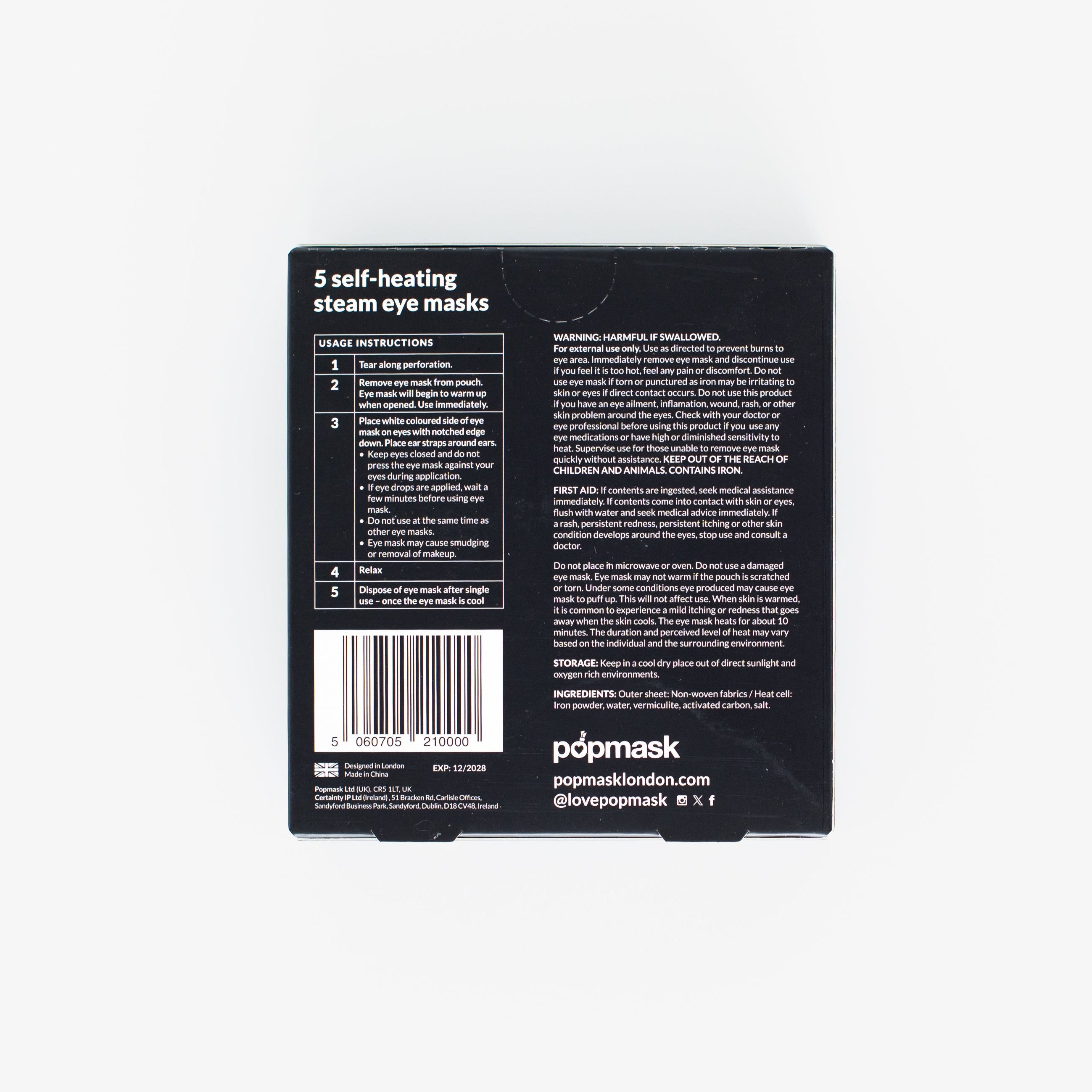 Starry Eyes Self-Heating Eye Masks