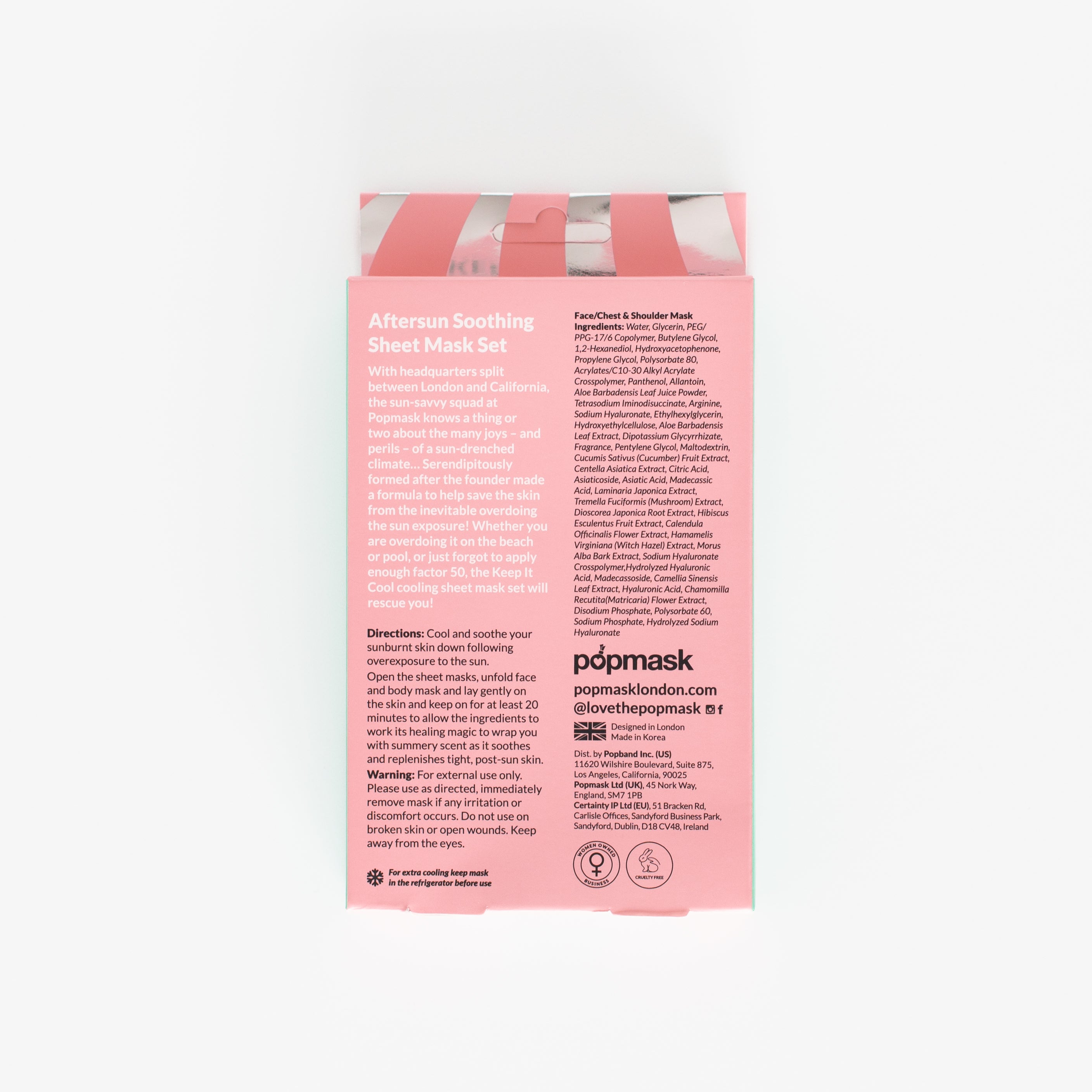 Keep It Cool Aftersun Sheet Mask Set