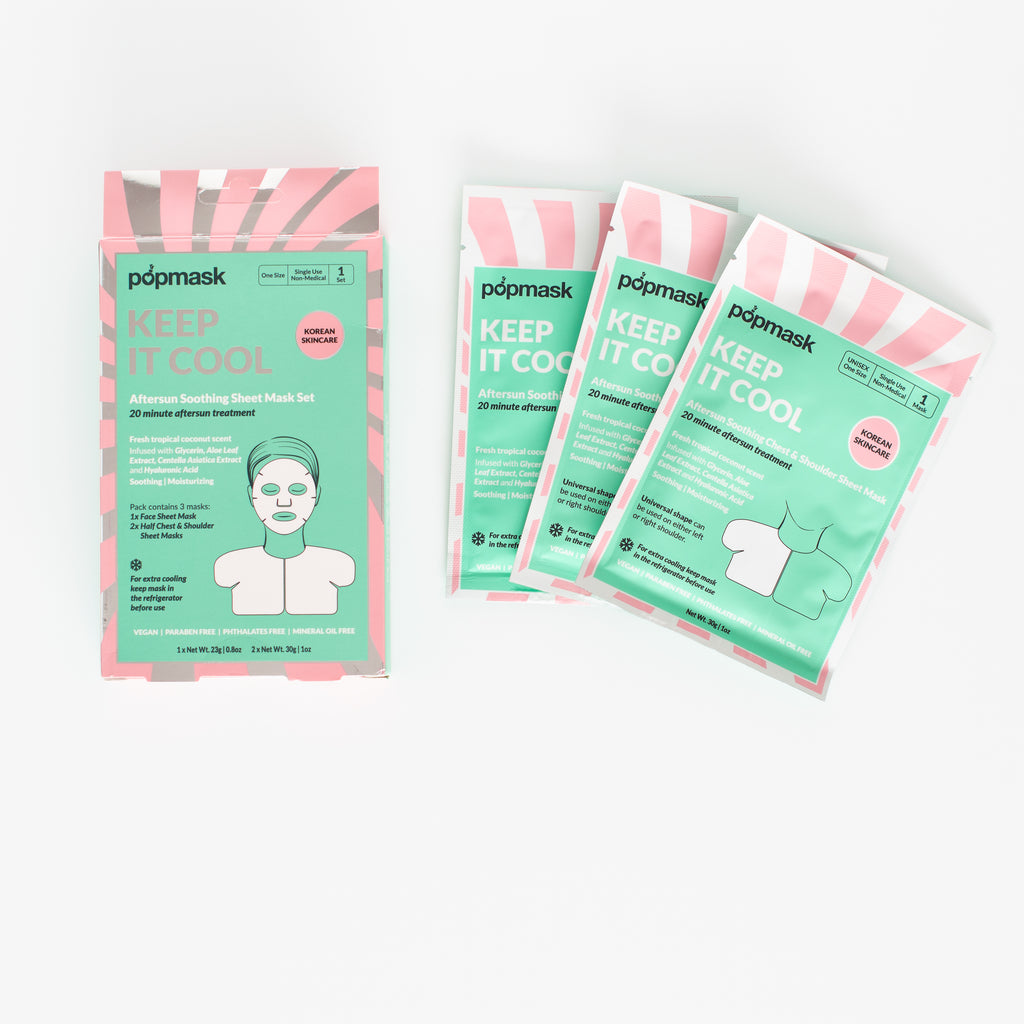 Keep It Cool Aftersun Sheet Mask Set
