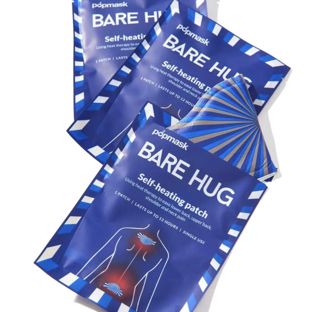 Bare Hug Self-Heating Patches for Muscle Relief