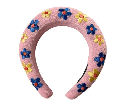 Embroidered Padded Spa Headband