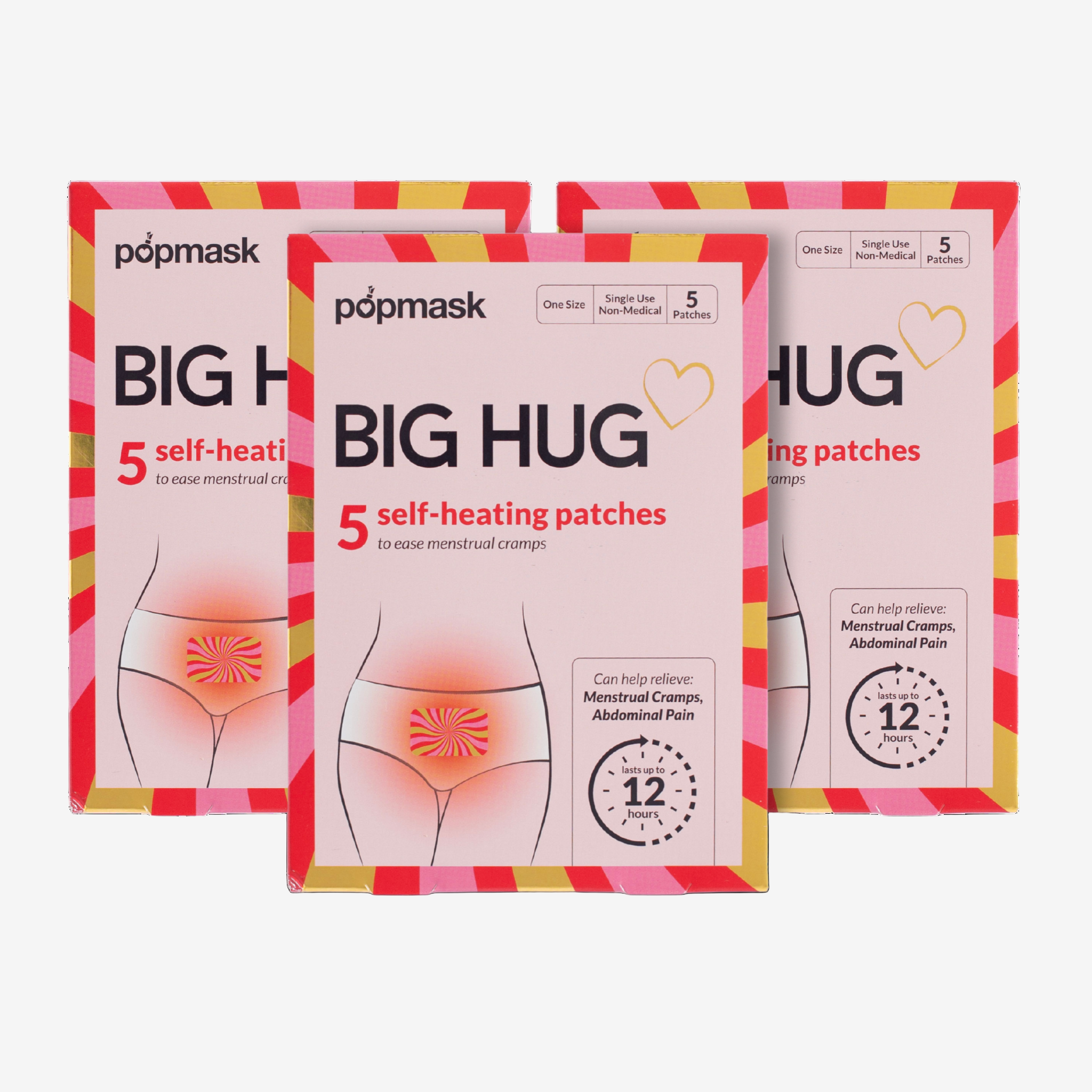 Big Hug Self-Heating PMS Patch Bundle
