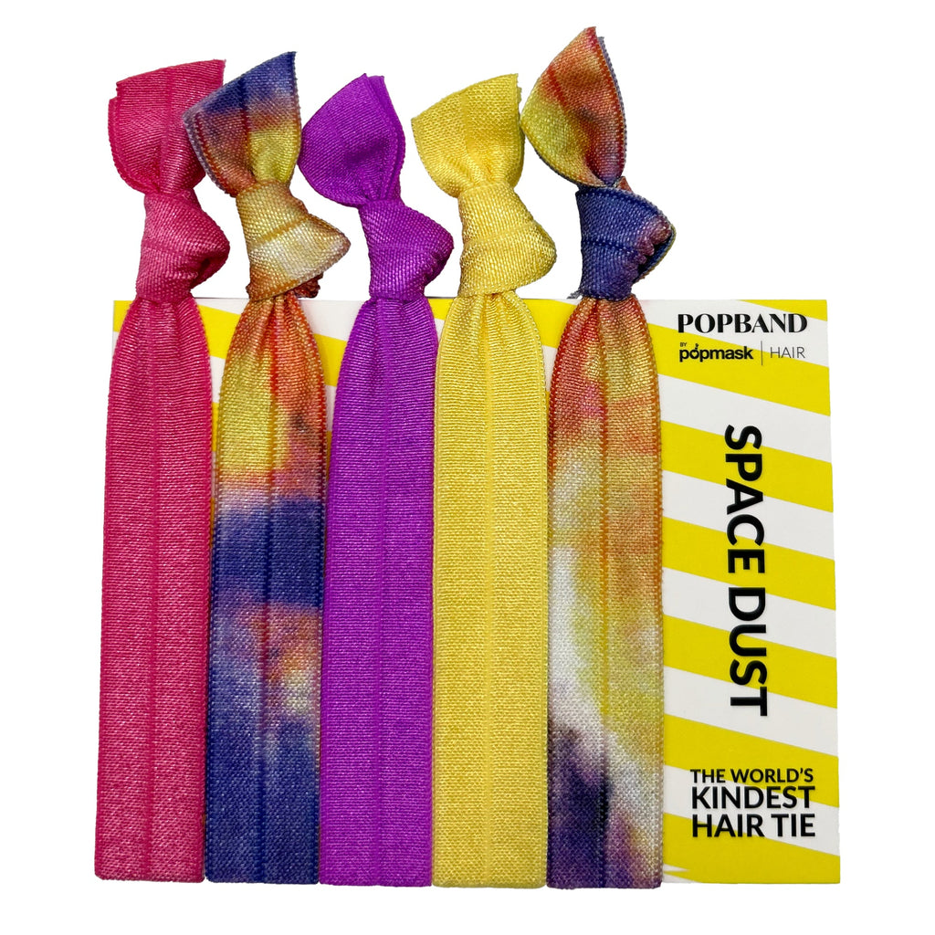 Popband Space Dust - 5 Pack of Soft, Stretchy 'No Dent' Hair Ties  - Ombre