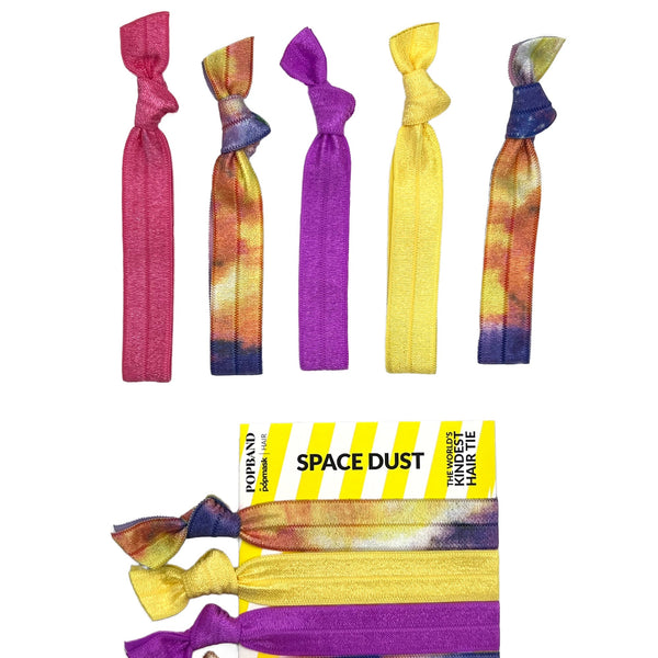 Popband Space Dust - 5 Pack of Soft, Stretchy 'No Dent' Hair Ties  - Ombre