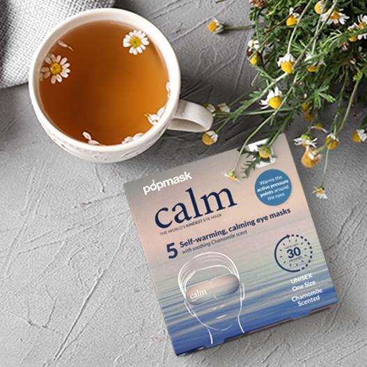 Calm Self-Heating Chamomile Eye Masks - 5 Pack | Ultimate Relaxation Eye Mask