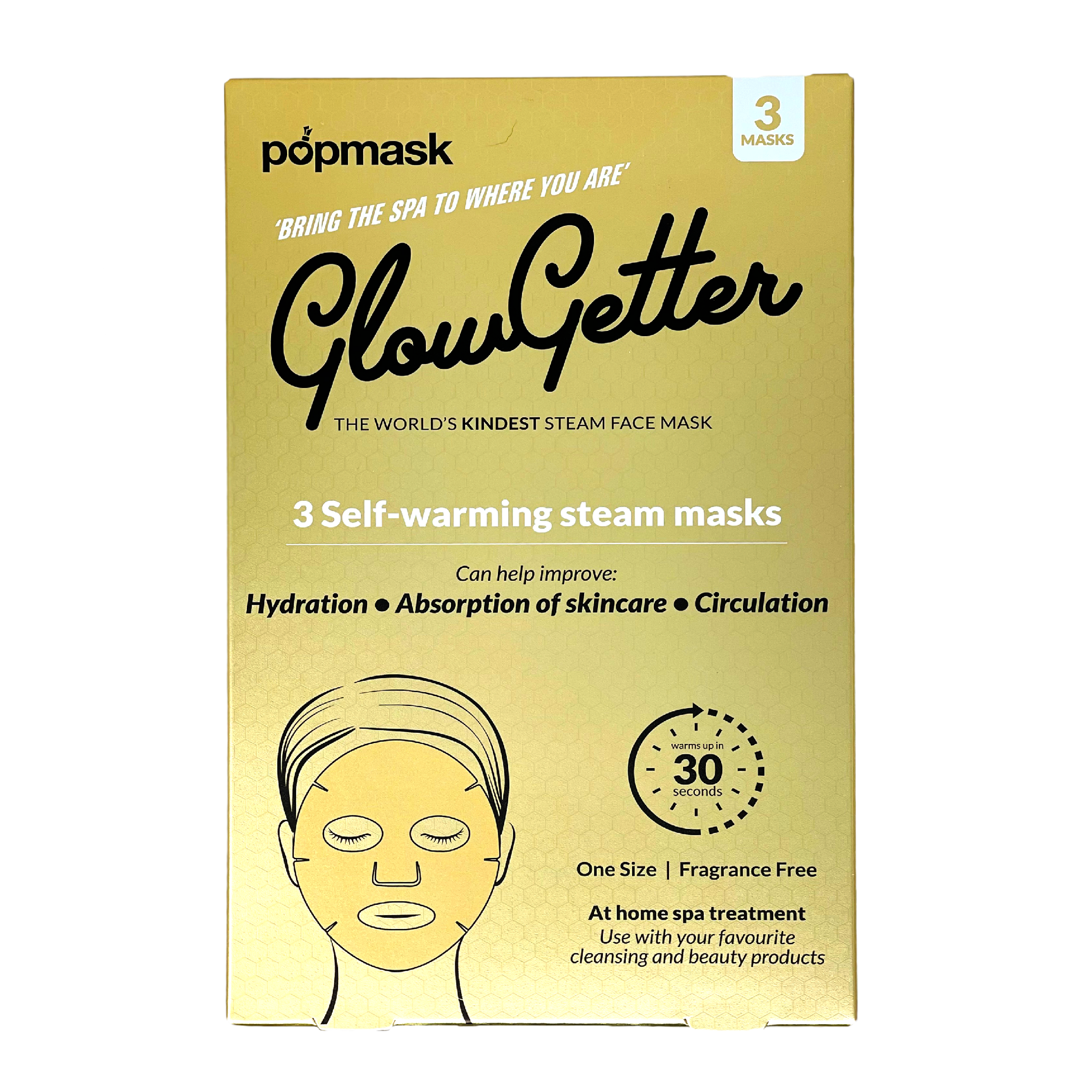 Glow Getter Self-Warming Face Mask