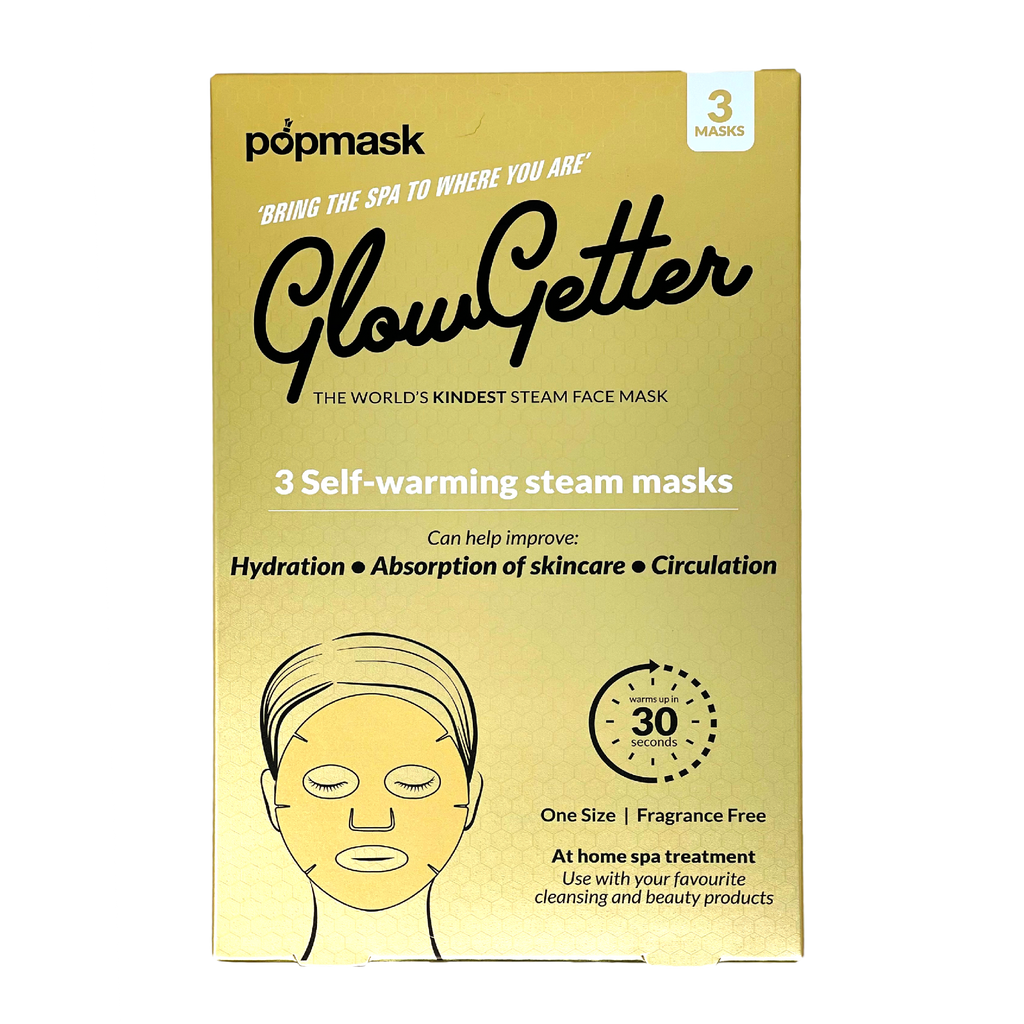 Glow Getter Self-warming Full Face Steam Masks (3 Pack)