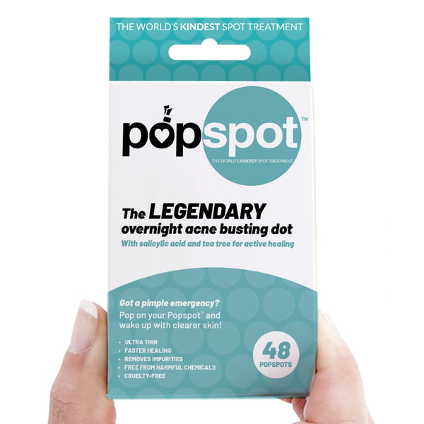 POPSPOT Super Invisible Pimple Patches – 48 pack - Instant Blemish Relief - Overnight Acne treatment