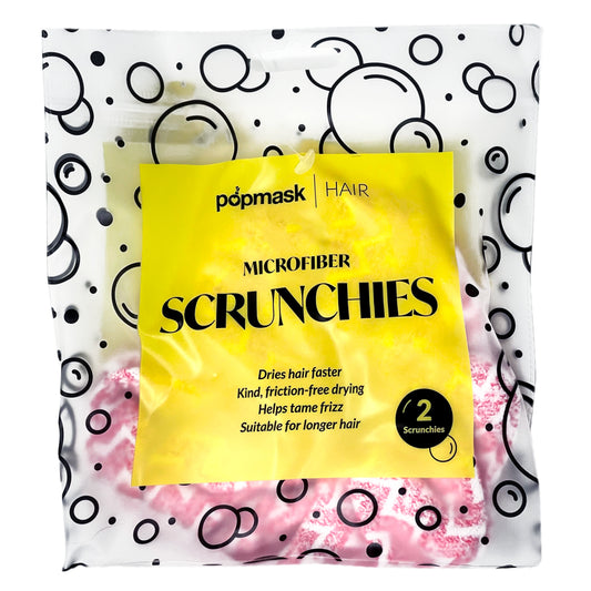 Fast Hair Drying Microfiber Scrunchies