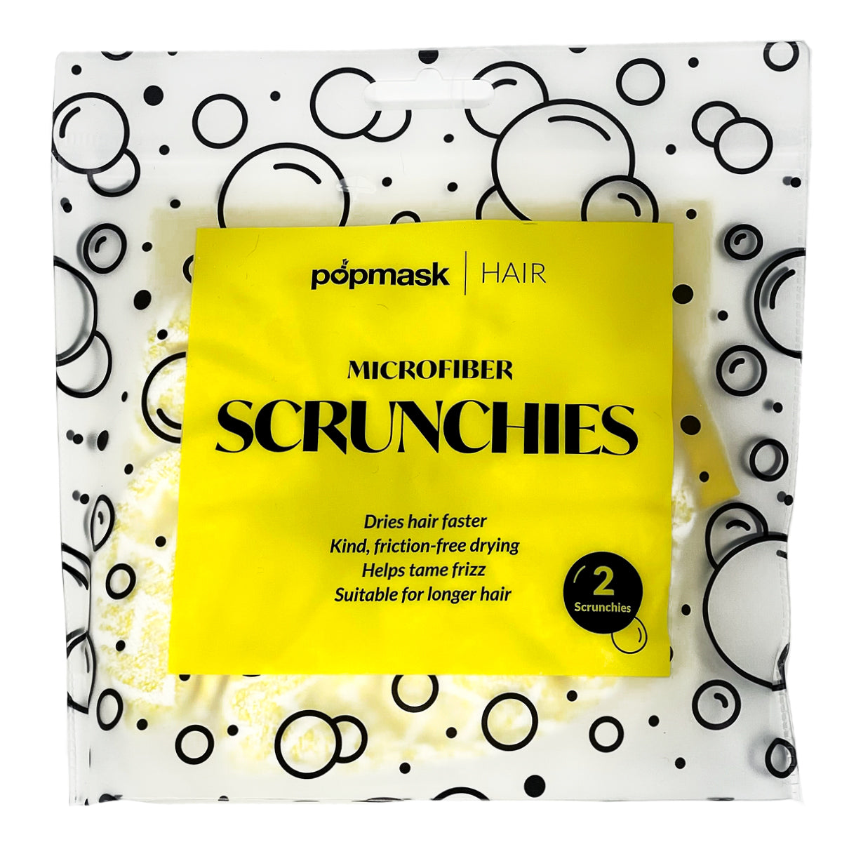 Fast Hair Drying Microfiber Scrunchies